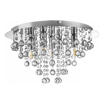 Globo - Ceiling light 5xE14/40W/230V d. 46 cm shiny chrome
