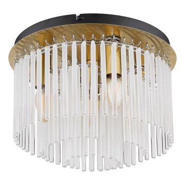 Globo - Ceiling light 5xE27/40W/230V, diameter 32 cm, gold