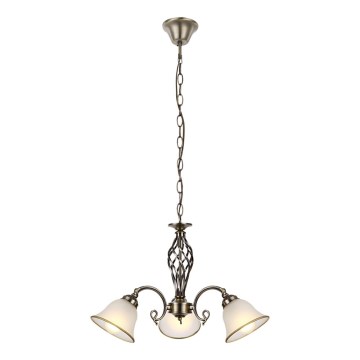 Globo - Chandelier on a chain 3xE27/60W/230V