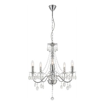 Globo - Chandelier on a chain 5xE14/40W/230V