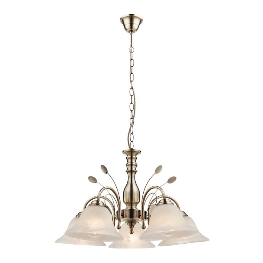 Globo - Chandelier on a chain 5xE27/60W/230V