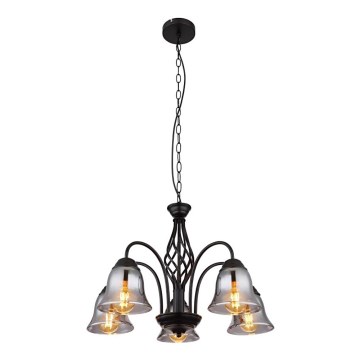 Globo - Chandelier on a chain 5xE27/60W/230V