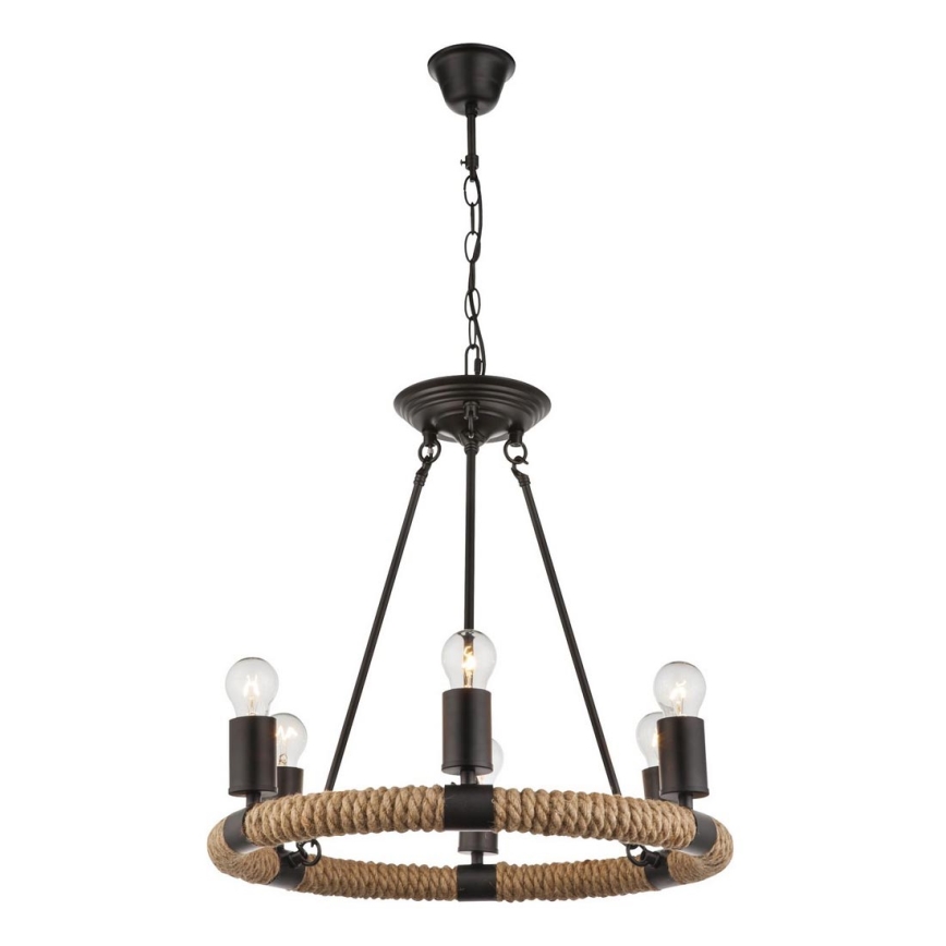 Globo - Chandelier on a chain 6xE27/40W/230V