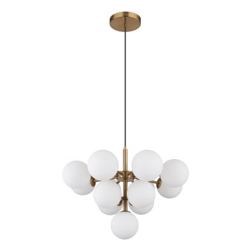 Globo - Chandelier on a string 13xG9/5W/230V d. 56 cm gold