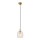Globo - Chandelier on a string 1xE14/40W/230V d. 16 cm brass