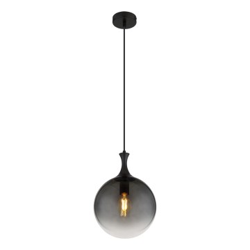 Globo - Chandelier on a string 1xE27/10W/230V d. 25 cm black