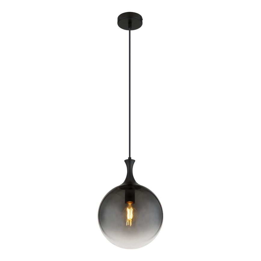 Globo - Chandelier on a string 1xE27/10W/230V d. 25 cm black
