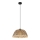 Globo - Chandelier on a string 1xE27/15W/230V bamboo