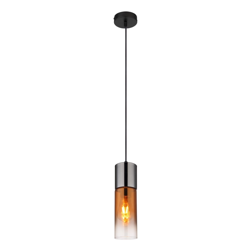 Globo - Chandelier on a string 1xE27/25W/230V d. 10,5 cm black/copper