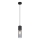 Globo - Chandelier on a string 1xE27/25W/230V d. 10,5 cm black