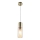 Globo - Chandelier on a string 1xE27/25W/230V d. 10,5 cm brass