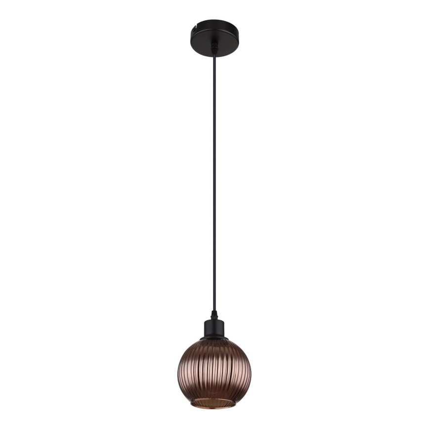 Globo - Chandelier on a string 1xE27/25W/230V d. 15 cm copper