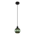 Globo - Chandelier on a string 1xE27/25W/230V d. 15 cm green