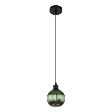 Globo - Chandelier on a string 1xE27/25W/230V d. 15 cm green