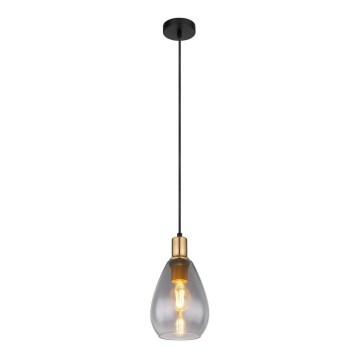 Globo - Chandelier on a string 1xE27/40W/230V brass