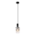 Globo - Chandelier on a string 1xE27/40W/230V d. 12,5 cm black