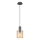 Globo - Chandelier on a string 1xE27/40W/230V d. 18 cm brown