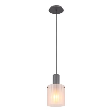 Globo - Chandelier on a string 1xE27/40W/230V d. 18 cm white