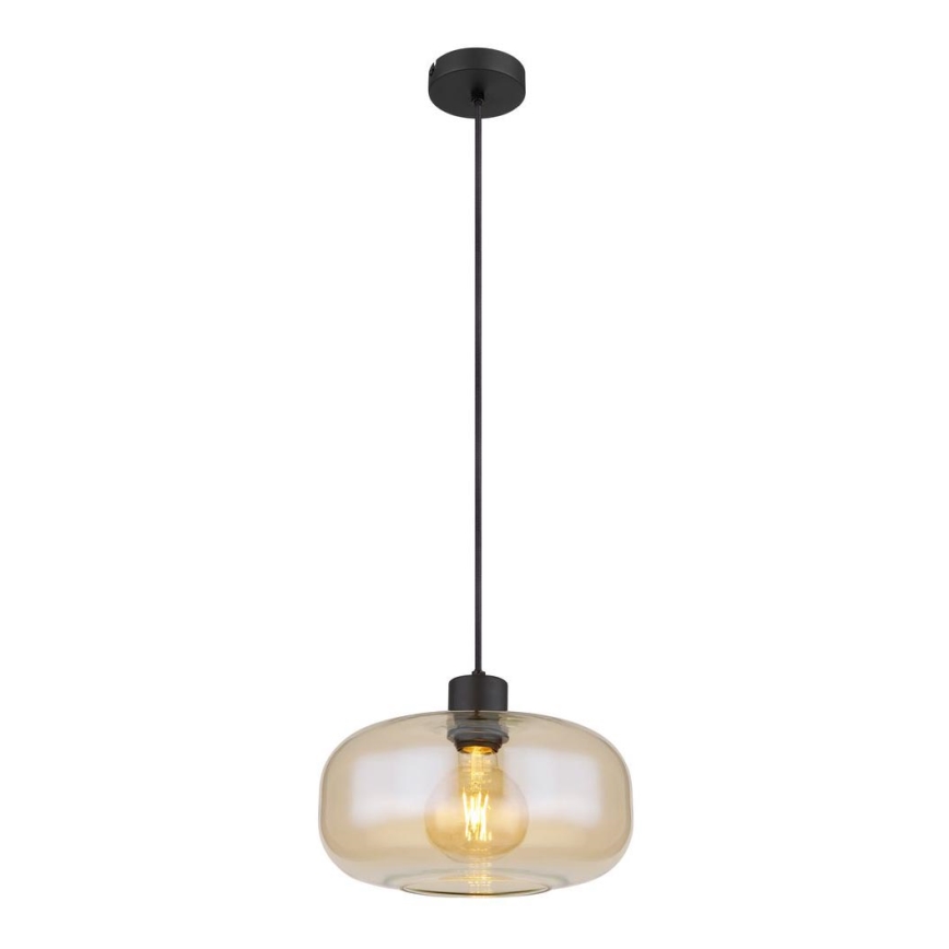 Globo - Chandelier on a string 1xE27/40W/230V d. 28 cm clear