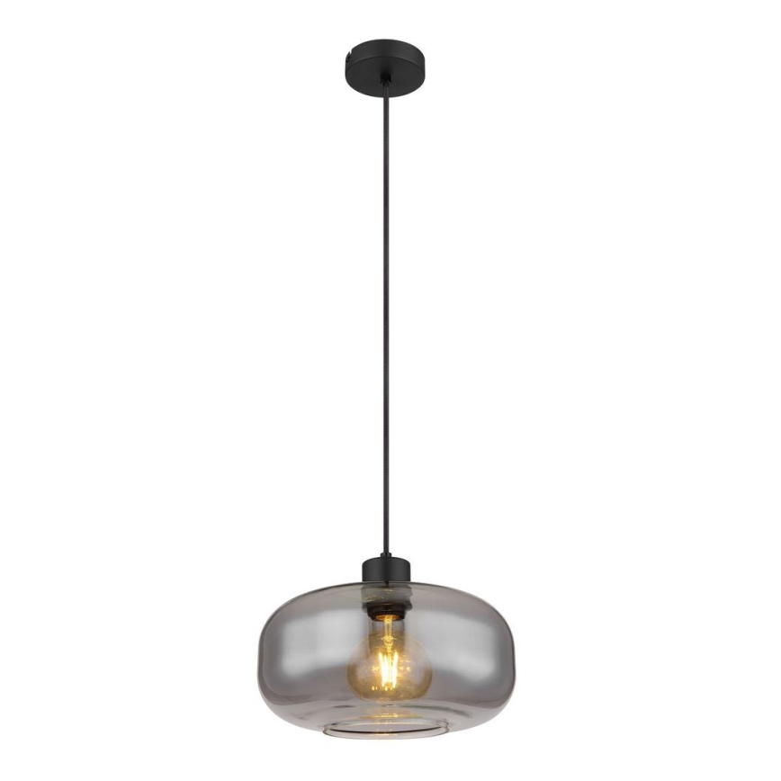 Globo - Chandelier on a string 1xE27/40W/230V d. 28 cm grey