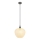 Globo - Chandelier on a string 1xE27/40W/230V d. 29 cm white/anthracite