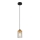 Globo - Chandelier on a string 1xE27/40W/230V metal/wood