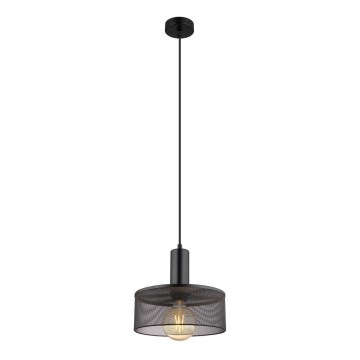 Globo - Chandelier on a string 1xE27/60W/230V black