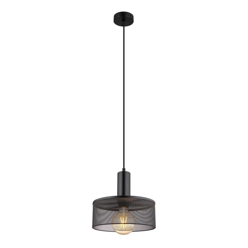 Globo - Chandelier on a string 1xE27/60W/230V black