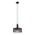 Globo - Chandelier on a string 1xE27/60W/230V black
