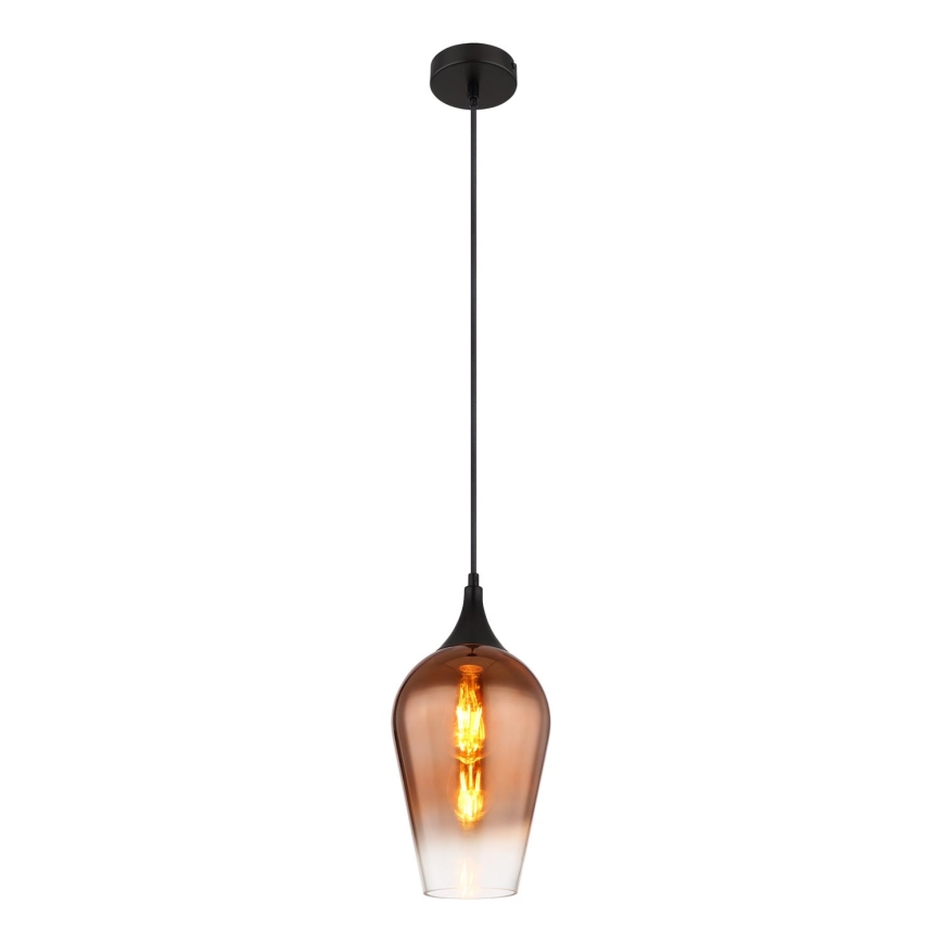 Globo - Chandelier on a string 1xE27/60W/230V d. 18 cm copper