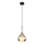 Globo - Chandelier on a string 1xE27/60W/230V d. 20 cm black