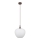 Globo - Chandelier on a string 1xE27/60W/230V d. 29 cm white/brown