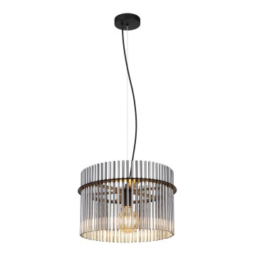 Globo - Chandelier on a string 1xE27/60W/230V d. 40 cm black
