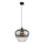 Globo - Chandelier on a string 1xE27/60W/230V d. 40 cm black