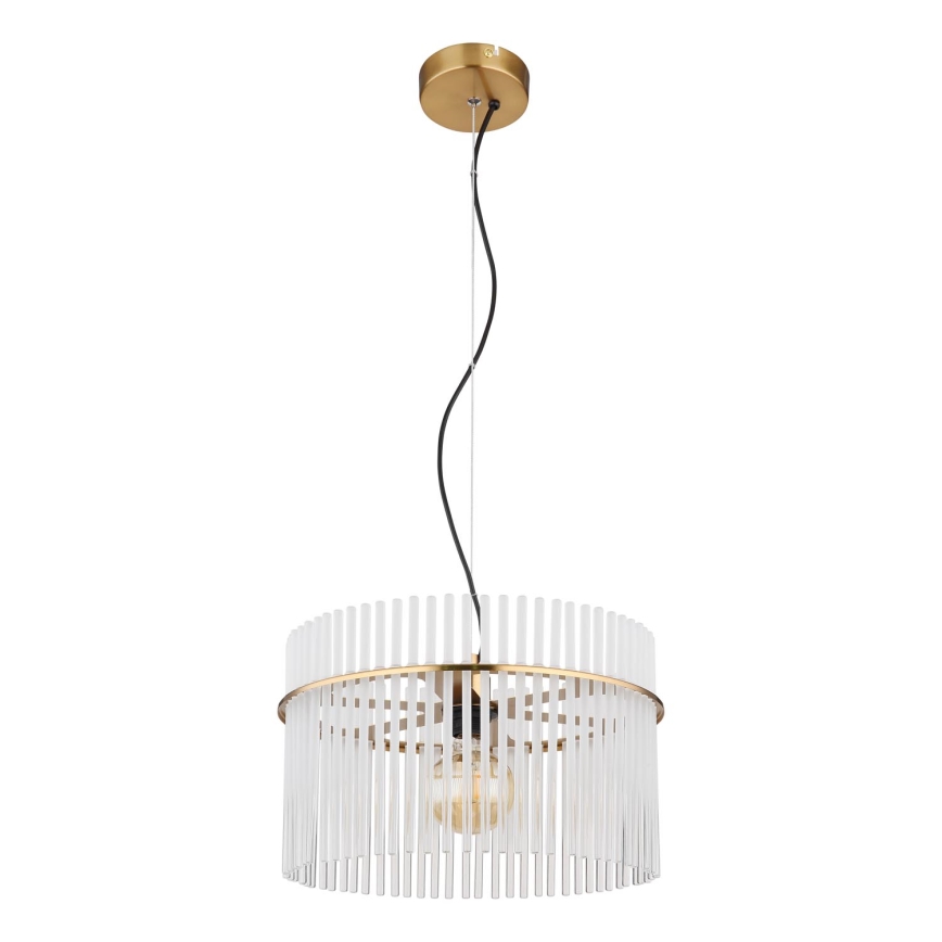 Globo - Chandelier on a string 1xE27/60W/230V d. 40 cm gold