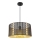 Globo - Chandelier on a string 1xE27/60W/230V gold/black