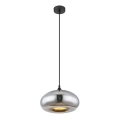 Globo - Chandelier on a string 1xE27/60W/230V shiny chrome