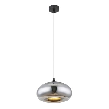 Globo - Chandelier on a string 1xE27/60W/230V shiny chrome