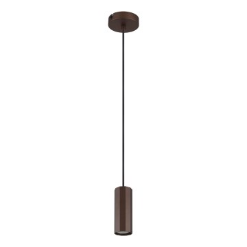 Globo - Chandelier on a string 1xGU10/25W/230V brown