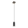 Globo - Chandelier on a string 1xGU10/35W/230V black/brown