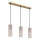 Globo - Chandelier on a string 3xE14/40W/230V gold