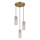 Globo - Chandelier on a string 3xE14/40W/230V gold