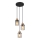 Globo - Chandelier on a string 3xE27/15W/230V d. 27 cm oak