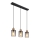 Globo - Chandelier on a string 3xE27/15W/230V oak