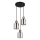 Globo - Chandelier on a string 3xE27/25W/230V black d. 30 cm