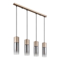 Globo - Chandelier on a string 3xE27/25W/230V bronze
