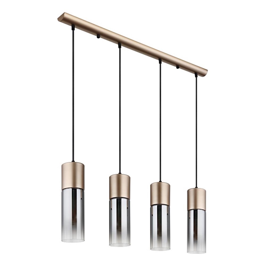 Globo - Chandelier on a string 3xE27/25W/230V bronze