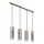 Globo - Chandelier on a string 3xE27/25W/230V bronze
