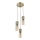 Globo - Chandelier on a string 3xE27/25W/230V d. 30 cm brass