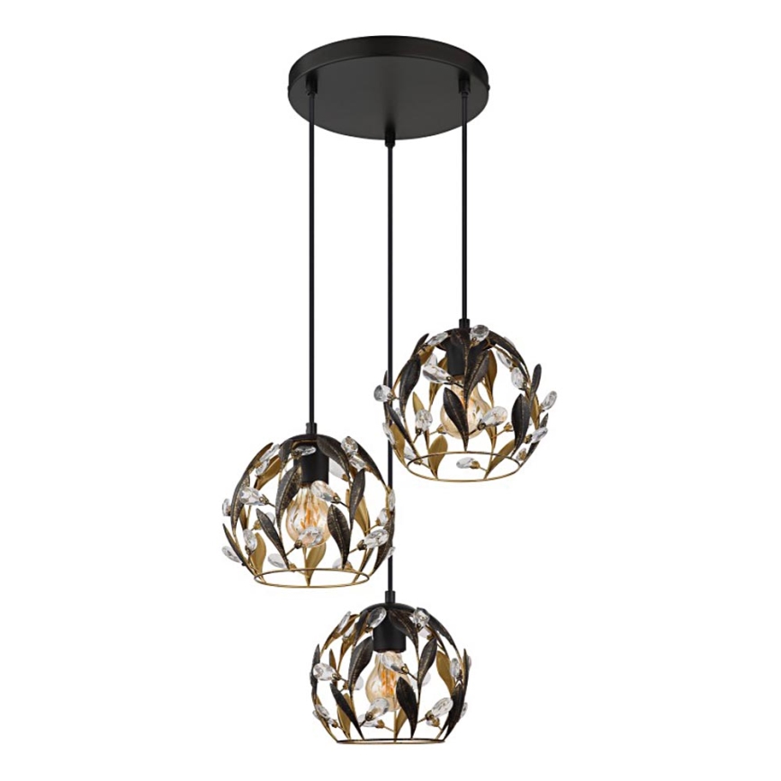 Globo - Chandelier on a string 3xE27/40W/230V d. 41 cm